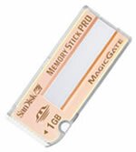 Карта памяти SanDisk MemoryStick Pro 1 Gb